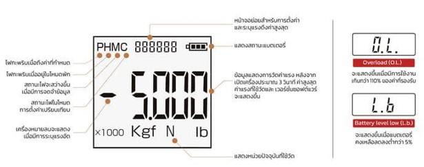 Aikoh-RZE-5 Digital Push Pull Gauge เครื่องวัดแรงดึงแรงผลัก 50 Newton